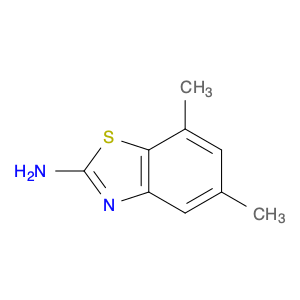 2-Benzothiazolamine,5,7-dimethyl-(9CI)