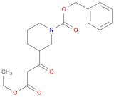 3-(2-ETHOXYCARBONYL-ACETYL)-PIPERIDINE-1-CARBOXYLIC ACID BENZYL ESTER