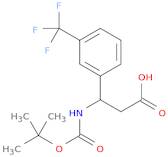 3-[(tert-butoxycarbonyl)amino]-3-[3-(trifluoromethyl)phenyl]propanoic acid