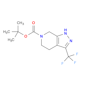 TERT-BUTYL 3-(TRIFLUOROMETHYL)-1,4,5,7-TETRAHYDRO-6H-PYRAZOLO[3,4-C]PYRIDINE-6-CARBOXYLATE