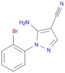 5-Amino-1-(2-bromophenyl)-1H-pyrazole-4-carbonitrile