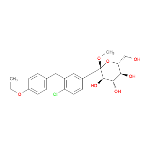 (2S,3R,4S,5S,6R)-2-(4-chloro-3-(4-ethoxybenzyl)phenyl)-6-(hydroxyMethyl)-2-Methoxytetrahydro-2H-py…