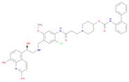 Carbamic acid, N-[1,1′-biphenyl]-2-yl-, 1-[3-[[2-chloro-4-[[[(2R)-2-(1,2-dihydro-8-hydroxy-2-oxo...