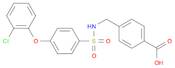 4-(((4-(2-Chlorophenoxy)phenyl)sulfonamido)methyl)benzoic acid