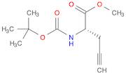 (2S)-2-[[(1,1-Dimethylethoxy)carbonyl]amino]-4-pentynoic acid methyl ester