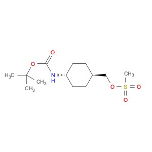(trans-4-((tert-butoxycarbonyl)amino)cyclohexyl)methyl methanesulfonate
