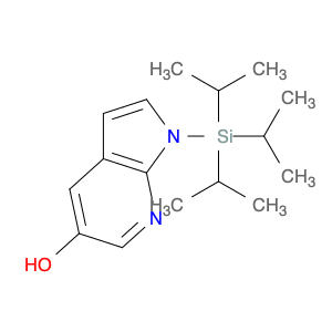 1H-Pyrrolo[2,3-b]pyridin-5-ol, 1-[tris(1-methylethyl)silyl]-