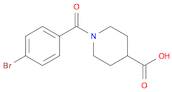 4-Piperidinecarboxylic acid, 1-(4-bromobenzoyl)-