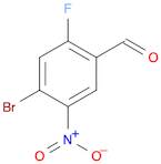 4-Bromo-2-fluoro-5-nitrobenzenecarbaldehyde