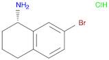 (S)-7-Bromo-1,2,3,4-tetrahydro-naphthalen-1-ylamine hydrochloride