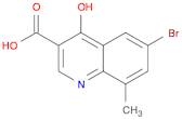 6-Bromo-4-hydroxy-8-methylquinoline-3-carboxylic acid