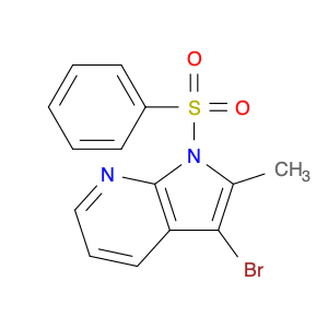 3-broMo-2-Methyl-1-(phenylsulfonyl)-1H-pyrrolo[2.3-b]pyridine