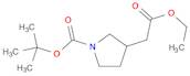 3-PYRROLIDINEACETIC ACID, 1-[(1,1-DIMETHYLETHOXY)CARBONYL]-, ETHYL ESTER