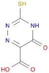 1,2,4-triazine-6-carboxylic acid, 4,5-dihydro-3-mercapto-5