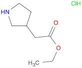 3-Pyrrolidineacetic acid ethyl ester hydrochloride