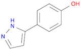 4-(1H-pyrazol-5-yl)phenol