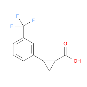 2-[3-(Trifluoromethyl)phenyl]cyclopropanecarboxylic acid