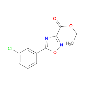 Ethyl 5-(3-chlorophenyl)-[1,2,4]oxadiazole-3-carboxylate