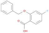 2-(BENZYLOXY)-4-FLUOROBENZOIC ACID