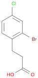 3-(2-Bromo-4-chloro-phenyl)-propionic acid