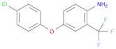 4-(4-Chlorophenoxy)-2-(trifluoromethyl)aniline