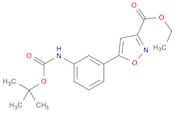 Ethyl 5-(3-((tert-butoxycarbonyl)amino)phenyl)isoxazole-3-carboxylate