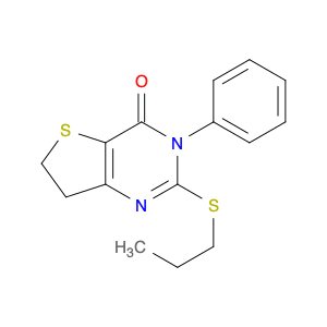 3-Phenyl-2-(propylthio)-6,7-dihydrothieno[3,2-d]pyrimidin-4(3H)-one