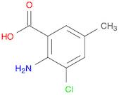 2-amino-3-chloro-5-methylbenzoic acid