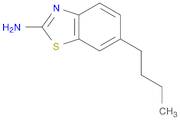 2-Benzothiazolamine,6-butyl-(9CI)