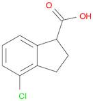 4-CHLORO-2,3-DIHYDRO-1H-INDENE-1-CARBOXYLIC ACID