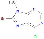 8-BROMO-6-CHLORO-9-METHYL-9H-PURINE