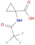 Cyclopropanecarboxylic acid, 1-[(trifluoroacetyl)amino]- (9CI)