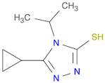 5-Cyclopropyl-4-isopropyl-4H-1,2,4-triazole-3-thiol