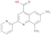 6,8-Dimethyl-2-pyridin-2-ylquinoline-4-carboxylic Acid