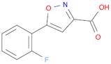 5-(2-fluorophenyl)isoxazole-3-carboxylic acid