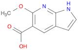 1H-Pyrrolo[2,3-b]pyridine-5-carboxylic acid, 6-Methoxy-