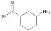 Cyclohexanecarboxylic acid, 3-amino-, (1S-cis)- (9CI)