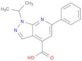 1-ISOPROPYL-6-PHENYL-1H-PYRAZOLO[3,4-B]PYRIDINE-4-CARBOXYLIC ACID