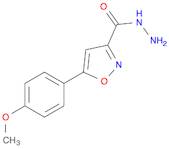 5-(4-METHOXY-PHENYL)-ISOXAZOLE-3-CARBOXYLIC ACID HYDRAZIDE