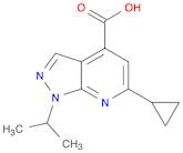 6-Cyclopropyl-1-Isopropyl-1h-Pyrazolo[3,4-B]Pyridine-4-Carboxylic Acid