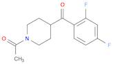 1-Acetyl-4-(2,4-difluorobenzoyl)piperidine