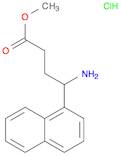 4-AMINO-4-NAPHTHALEN-1-YL-BUTYRIC ACID METHYL ESTER HYDROCHLORIDE