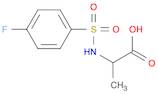 2-([(4-FLUOROPHENYL)SULFONYL]AMINO)PROPANOIC ACID