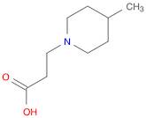 3-(4-methylpiperidin-1-yl)propanoic acid