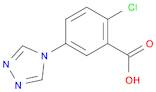 2-CHLORO-5-[1,2,4]TRIAZOL-4-YL-BENZOIC ACID