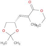 (2E)-3-[(4S)-2,2-DiMethyl-1,3-dioxolan-4-yl]-2-Methyl-2-propenoic acid ethyl ester