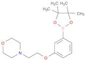 4-(2-(3-(4,4,5,5-Tetramethyl-1,3,2-dioxaborolan-2-yl)phenoxy)ethyl)morpholine