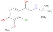 4-(2-(tert-butylaMino)-1-hydroxyethyl)-3-chloro-2-Methoxyphenol