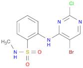 BenzenesulfonaMide, 2-[(5-broMo-2-chloro-4-pyriMidinyl)aMino]-N-Methyl-