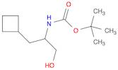 tert-butyl 1-cyclobutyl-3-hydroxypropan-2-ylcarbaMate